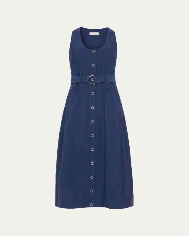 Nomi Belted Midi Dress